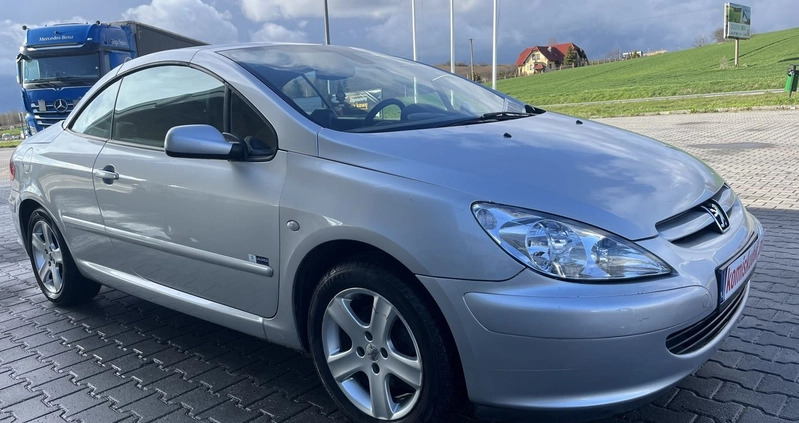 Peugeot 307 CC cena 9800 przebieg: 170000, rok produkcji 2004 z Mikołajki małe 742